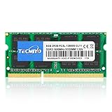 TECMIYO 8GB PC3L-12800S DDR3 1600MHz SODIMM Arbeitsspeicher RAM Laptop DDR3 8GB 1,5/1,35V CL11 2RX8 204Pin 2RX8 Dual Rank Non-ECC Ungepuffertes Laptop-RAM für Apple MacBook Pro iMac Mac Mini