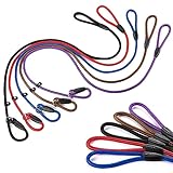 FOVRLZSE 5 x Retrieverleine, Starkes Nylonseil, Trainingsleine für große, mittelgroße und kleine Hunde