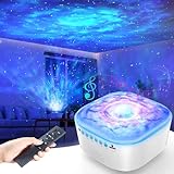 Bozhihong LED Sternenhimmel Projektor Nachtlicht, Galaxy Sternenprojektor Lampe mit Musik Player/Timing Funktion/Fernbedienung, Sternenhimmel Projektor Kinder Erwachsene Schlafzimmer Geschenk Party