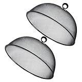 Holibanna 2Stücke Lebensmittelschutzkuppelabdeckungen Mikrowellenabdeckung Für Lebensmittel Fliegenhaube Und Insektenschutzhaube Für Picknick