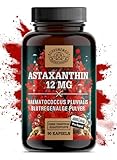 Astaxanthin -12mg- WICHTIG: Oxidationsfrei durch veresterte Struktur I Direktbezug aus Frankreich (keine China Ware) I Zertifiziertes Astaxanthin hochdosiert -90 Stk- SCHEUNENGUT®