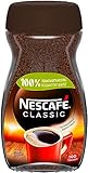 NESCAFÉ CLASSIC, löslicher Bohnenkaffee aus mitteldunkel gerösteten Kaffeebohnen, kräftiger Geschmack & intensives Aroma, koffeinhaltig, 1er Pack (1 x 200g)