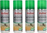 Velind Hautschutz und Mückenspray 4er Pack (4 x 200 ml)