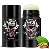 Tattoo Creme Frisches Tattoo, Tattoo Butter für Vor, Während & Nach der Tätowierung, Vegane After Tattoo Pflege Creme Feuchtigkeitsspendende Lotion schnellen Tattoo-Heilung Farben aufhellen