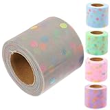 HAPINARY 5 Rollen Schleifenband Für Kopfschmuck, Haarbänder, DIY Band, Bänder Zum Basteln, Stoffbänder, Festes Satinband, Geschenkband, Bandbündel, Banddekoration, Rosa Band