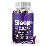 Schlaf für Erwachsene, natürliche Schlafhilfe für tiefen Schlaf – keine Gewohnheitsbildung, zuckerfrei, entspannt Gehirn und Muskeln, unterstützt das Immunsystem, gentechnikfrei