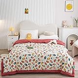 Einzelbettdecke 4,5 Tog, Decke, Coole Bettdecke, Frühling/Herbst/Sommer-Bettdecke, Decke, Mutter