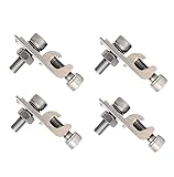 4 Stück Erdungsklemme PV Modul, Solarpanel Erdungsclips, Solarmodul Boden Erdung Lug Standard, Solarmodul Montagehalterungen Klemmen, Befestigungen Erdungsösen für Solar Montage System (Mutter)