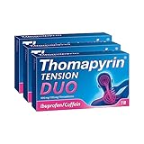 Thomapyrin TENSION DUO Filmtabletten - Schnelle Linderung bei stärkeren Kopfschmerzen - 3 x 18 Stk.