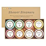 Badebomben Set, Geschenk für Frauen, 8 Stück Shower Steamers Aromatherapie, Badebomben Dusch Bombe mit ätherischen Ölen zur Entspannung, Entspannung Geschenk für Frauen, Freundin