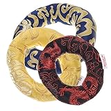 Abaodam 3 Stück Buddha Sound Bowl Kissen Klangschalen Meditationskissen Yoga-schüssel-kissen Klangschalenkissen Kissen Klangschalenkissen Aus Seide Klangschalenmatte Pads Zufällige Farbe