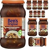 Ben's Original Kantonesisch Soja pikant würzen Soße Sauce 400 gramm x 12 STÜCK