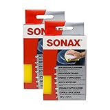 SONAX 2X 04173000 ApplikationsSchwamm Politur Wachs 1 Stück