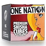 ONE NATION | 4 KG | Shisha Kohle Naturkohle aus 100% Kokosnuss - bis zu 120 Minuten Brenndauer | starke Hitze | kein Eigengeschmack