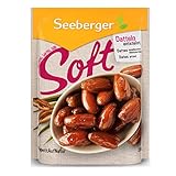Seeberger Soft-Datteln entsteint: Cremig süße Datteln der Sorte 'Deglet Nour' mit warmer Honig-Note - zum Süßen und Snacken - getrocknet & pasteurisiert - ohne Zuckerzusatz, vegan (1 x 200 g)