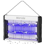 Morole Insektenvernichter Elektrisch, Type-C Mückenfalle mit Schalter, 3200v Insektenvernichter mit Kabel, Wandmontierter Ultraviolette Mückenlampe, Innen und Außeneinsatz