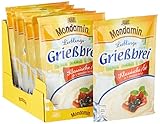 Mondamin Grießbrei Klassische Art für ein süßes Dessert schnell zubereitet, nur Milch zugeben 89 g 8 Stück