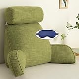 Lesekissen für Bett & Sofa, Rückenstützkissen mit Armlehnen, bequeme Lendenwirbelstütze, perfekt zum Fernsehen und Entspannen