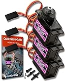 AZDelivery 3 x Servo MG90S Mikro-Servomotor kompatibel mit Arduino inklusive E-Book!