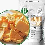 Gefriergetrocknete Mango | Ohne Zuckerzusatz Mango Gefriergetrocknet | Freeze Dried Mango Fruit Mango Getrocknet | Mango Getrocknet Trocken Früchten Keine Zusätze | Trockenmango ZingyZoo (100g)