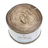 Bobbel Farbverlaufsgarn Zimtstern mit Glitzer 250g - 950m Schlamm außen 4 fädig Märchengarne Wolle