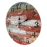 Cabilock Wohnzimmer Uhr büro Dekoration Office Decoration Einfache Uhr Wall Clocks Uhr Schlafzimmer hängende Uhr dekor Batterieuhr Wanduhrverzierung stumme Hängeuhr schicke Wanduhr Plastik