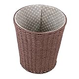 ARTSEWPLY Geflochtener Wäschekorb aus Robustem Grasgeflecht Großer Aufbewahrungskorb für Schlafzimmer und Badezimmer Vielseitiger Haushalts Organizer für Kleidung und Wäsche Praktische