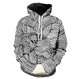 Langärmeliges Sweatshirt Herren Jugend Persönlichkeit Trend Pullover 3D Digitales Drucken Hoodie HH-04 3XL