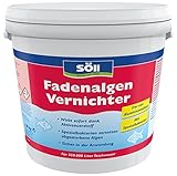 Söll 80794 FadenalgenVernichter mit Aktivsauerstoff 10 kg - Fadenalgenentferner mit Sofortwirkung, Spezialbakterien zersetzen abgestorbene Algen in Teichen