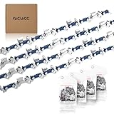 FACIACC 4 Stück Sägekette 35cm (14') 3/8'LP 52 TG 1,1 mm mit Schwert Länge, Sägeketten Ersatzkette Profi Kette kompatibel mit Dolmar, Bosch, Karcher und gängigen Sägemodellen