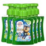 Sagrotan Kids Samt-Schaumseife Aloe Vera – Paw Patrol Edition – 6 x 250 ml Schaumseife mit farbigem Schaum im Seifenspender