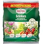 Substral Naturen Grünkorn, 6kg, Bio Universal Gartendünger für alle Blüh-, Obst- & Gemüsepflanzen sowie Rasenflächen