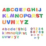 Starke magnetische Buchstaben und Zahlen für Kinder, ungiftiges Lern-Alphabet für Klassenzimmer, 68 Teile – PAWHITS