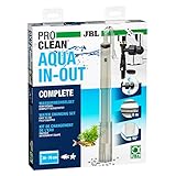 JBL PROCLEAN AQUA IN-OUT COMPLETE 6142100, Wasserwechselset für Aquarien, Inkl. Bodenreiniger, Schlauch und Ansaugpumpe, Anschluss an Wasserhahn, Mehrfarbig