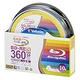 Verbatim Blu-Ray BD-RE DL – Dual Layer Rewritable 50 GB, 2 x Speed, 10 Stück, Spindel, bedruckbar