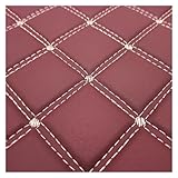 Kofferraum Schutzmatte Kofferraumwanne Für Benz Für GLE 300d 350 400 450 580 W167 2024-2020 7 Sitze Kofferraumteppiche Cargo Liner Spezielle Kofferraummatten(Wine red)