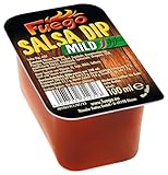 Fuego - Mild Salsa Dip | Mexikanischer Dip für Nachos, Tacos und Tortilla Wraps | 100 ml im praktischen Dip-Pot