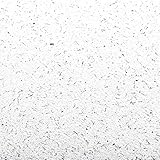 Baumwollputz Shop Baumwollputz Schneeweiß mit feinen schwarzen Effekten – Flüssigtapete aus weißer Baumwolle und Effektmaterialien für ca. 4 m .