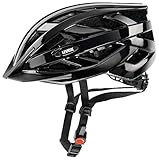 uvex i-vo - Leichter Allround-Helm für Damen und Herren - individuelle Größenanpassung - erweiterbar mit LED-Licht - Black - 56-60 cm