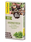 Floragard Bio-Erde Aromatisch 1x40 Liter - für Anzucht und Aussaat sowie für Kräuter - torffrei und vegan