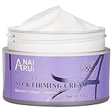 ANAiRUi Hals und Dekollete Creme, Hals straffende Creme mit Bakuchiol, Kollagen und Hyaluronsäure, Anti-Aging Feuchtigkeitscreme, Neck Firming Cream, 50g