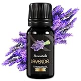 Aromaholik Lavendelöl BIO 100% naturrein – Ätherische Öle für Diffuser & Aroma Diffuser – Zertifiziertes ätherisches Öl aus Indien – Lavender Essential Oils 10ml für Sauna & Massage