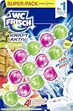WC FRISCH Kraft Aktiv Duftspüler Hawaii (150 g), WC Reiniger für Reinigung bei jeder Spülung, Duftsteine für langanhaltend frischen Duft, + 50 Prozent Anti-Kalk Effekt*