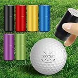 XSTZR Personalisierter Golfball-Stempel – Mit Namen, Initialen oder Logo – Selbstfärbend, Wasserdicht, Nachfüllbar – Golf Zubehör Geschenk für Männer, Papa, Golfer