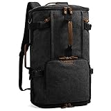 G-FAVOR Rucksack Herren groß, 40L Reiserucksack Handgepäck Rucksack Canvas Travel Backpack für 15,6-17 Zoll Laptop, Flug Genehmigt für Reise Arbeit Freizeit Reisetasche