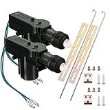 Etopar 2 Stück Universal Schwerlast KFZ Fahrzeug Türschloss Stellantrieb 2-polig Draht 12V Zentrale Tür Verriegelung Betätiger Verschlusssystem