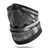 ROCKBROS Winter Halstuch Warm Multifunktionstuch Schlauchtuch Nackenwärmer Herren Damen für Outdoorsports Motorradfahren, Radfahren, Wandern, Joggen