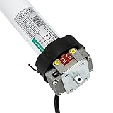 jarolift Elektromechanischer Markisenmotor Uni 78 Funk NHK Markisenantrieb, inkl. Motoradapter 70 mm, 50 Nm, mit Kurbelöse für Nothandgetriebe