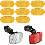 KRYMXAR Katzenaugen Fahrrad, 10-teiliges Reflektoren-Set Für Fahrradspeichen, Reflektoren Fahrrad Kinder, Sicherheitsausrüstung Für Nachtfahrten, Mountainbike Und E-Bike