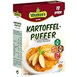 Werner´s Kartoffelpuffer 12 Stück (10 Packungen/Karton) - glutenfrei, laktosefrei, ohne Farbstoffe, ohne zugesetzte Aromen, 1 Kartoffelpuffer entspricht 67 kcal